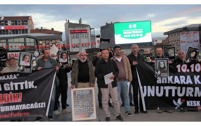 10 Ekim Ankara Gar katliamının 10. yıldönümü Çorum'da anıldı (2)