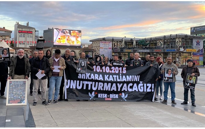 10 Ekim Ankara Gar katliamının 10. yıldönümü Çorum'da anıldı (2)