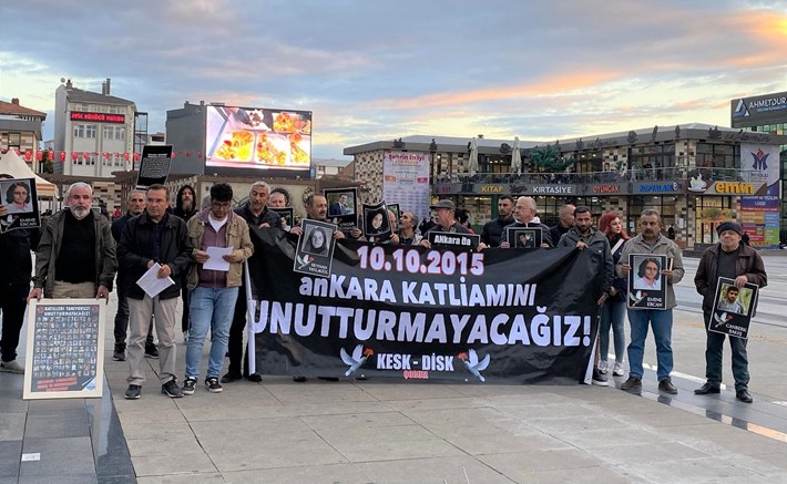 10 Ekim Ankara Gar katliamının 10. yıldönümü Çorum'da anıldı (2)