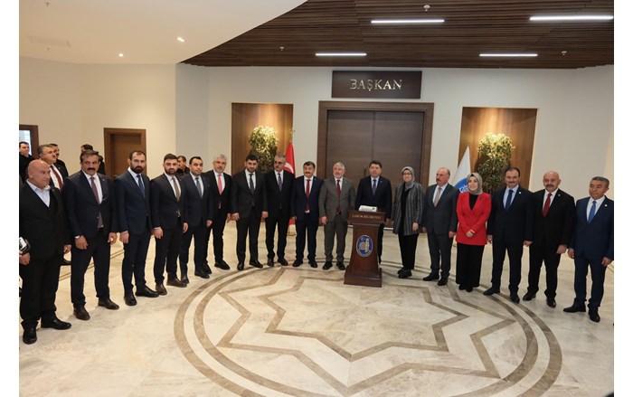 Adalet Bakanı Yılmaz Tunç, Çorum Belediyesini ziyaret etti (2)