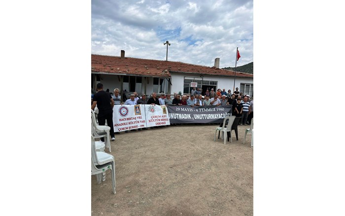 Ahmet Doğan'ın nezdinde Çorum katliamında hayatını kaybedenler anıldı