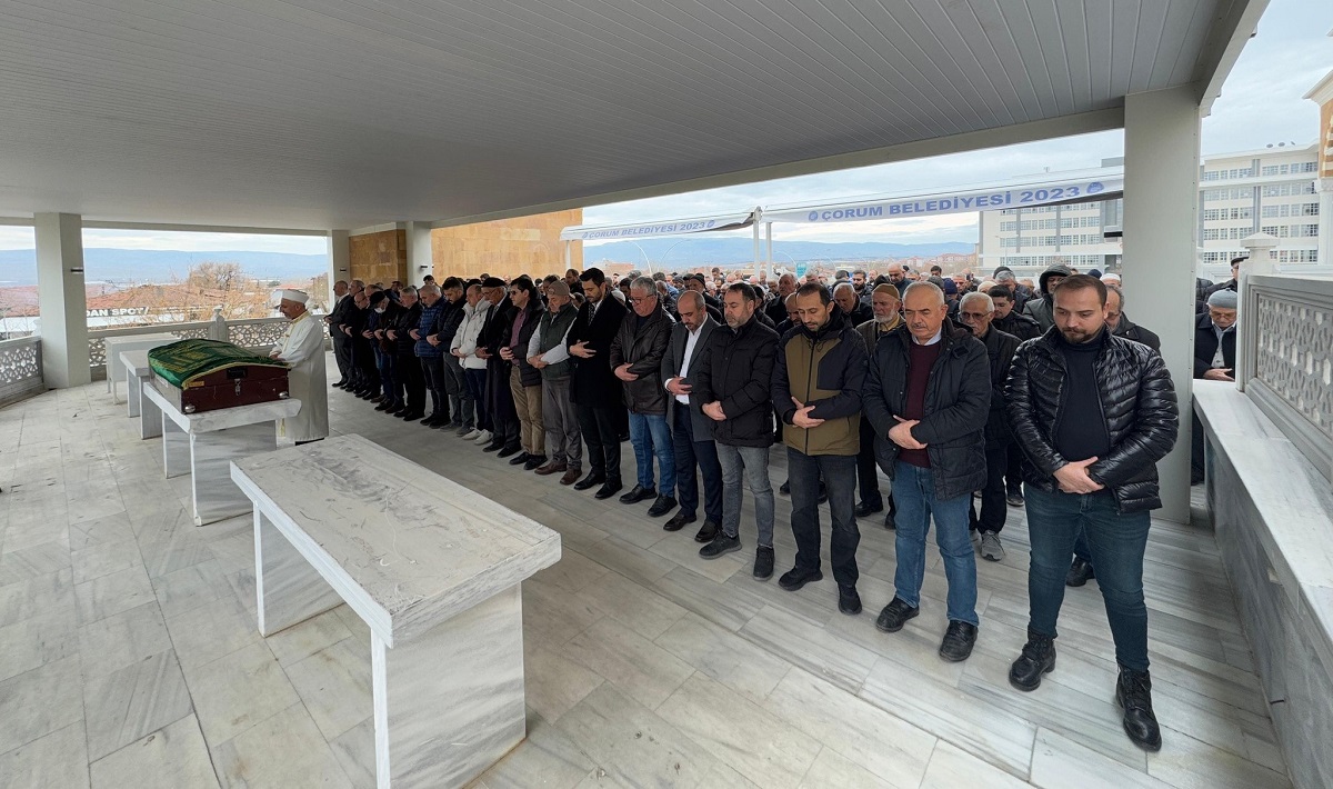 Ahmet Özsaçmacı için cenaze töreni