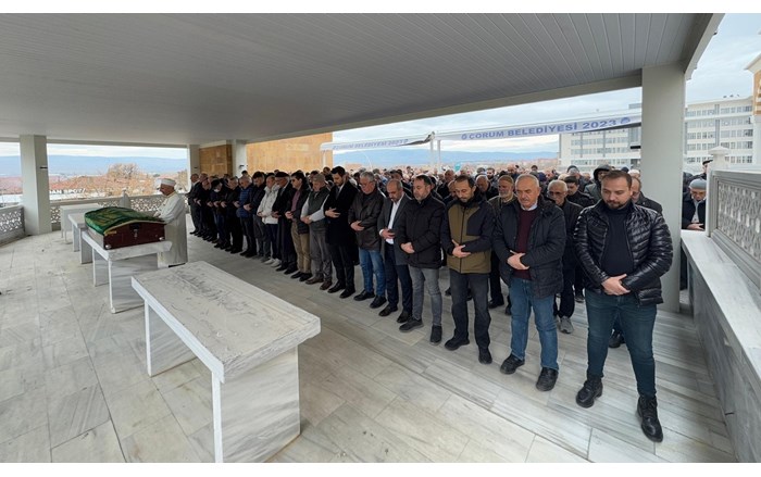 Ahmet Özsaçmacı için cenaze töreni