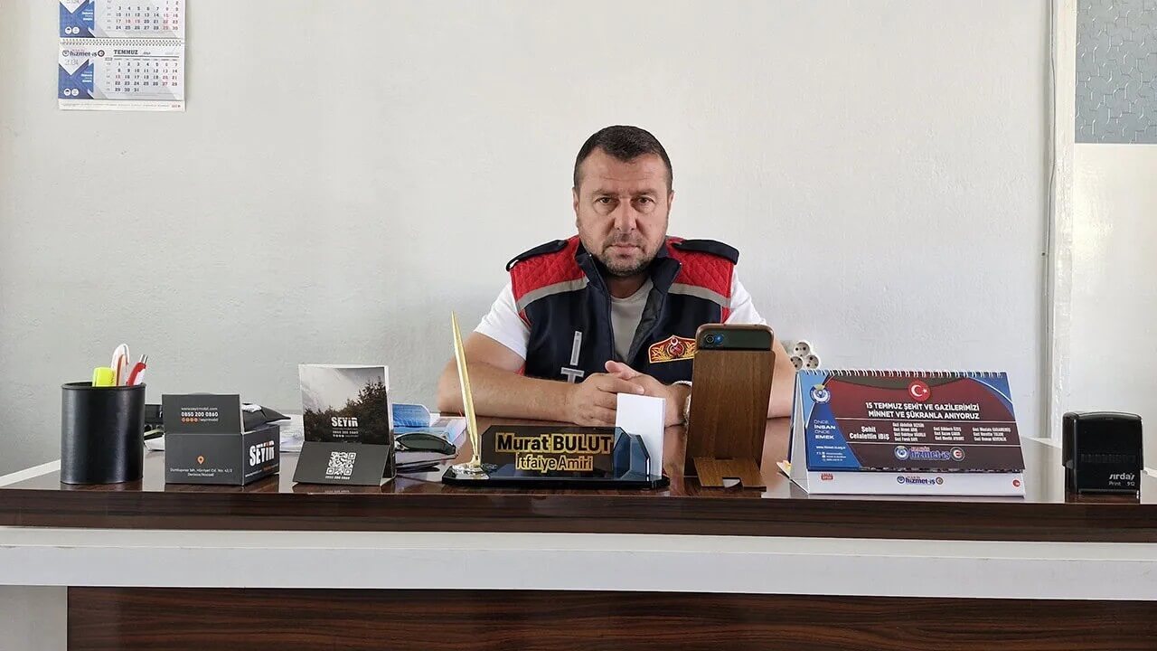 Alaca Belediyesi İtfaiye Amiri Murat Bulut