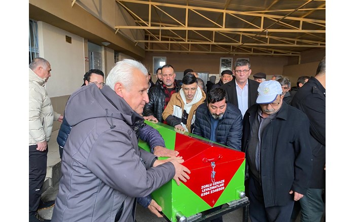 Ali Dursun, kayınpederini sonsuzluğa uğurladı