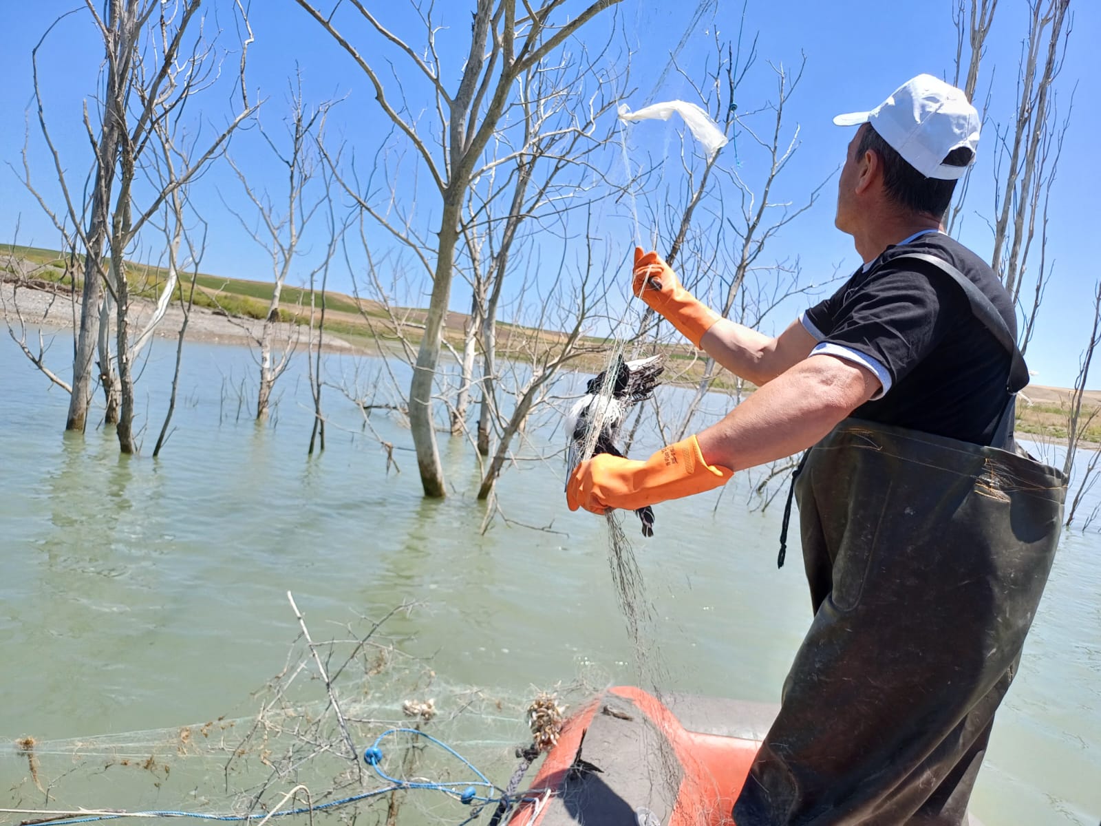 Amatör balıkçılık kurallarına aykırı davranan kişilere ise idari işlem uygulandı (1)
