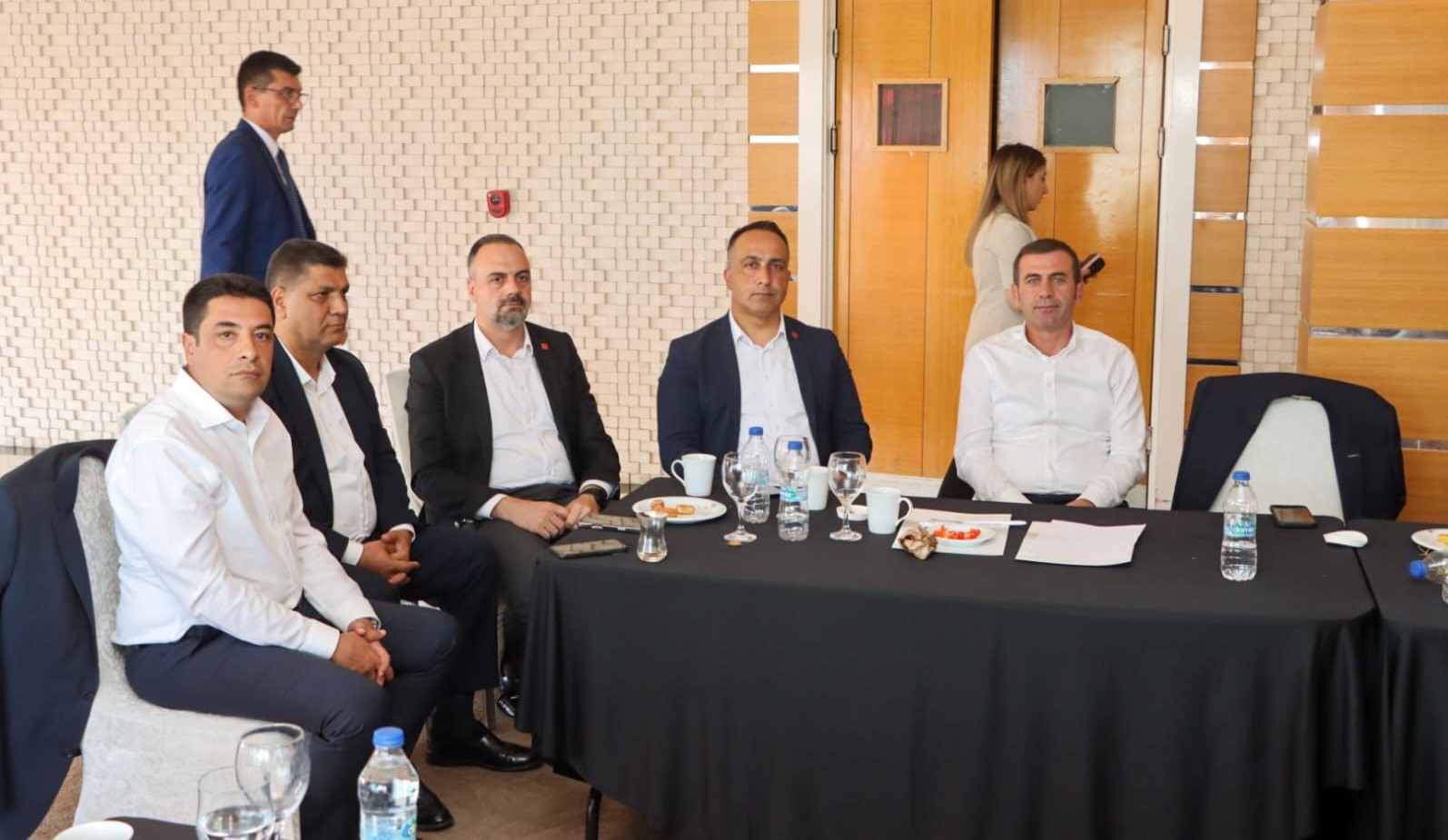 Ankara'da CHP Genel Merkezi'nde düzenlenen toplantıya CHP Çorum İl Başkanı Dinçer Solmaz da katıldı