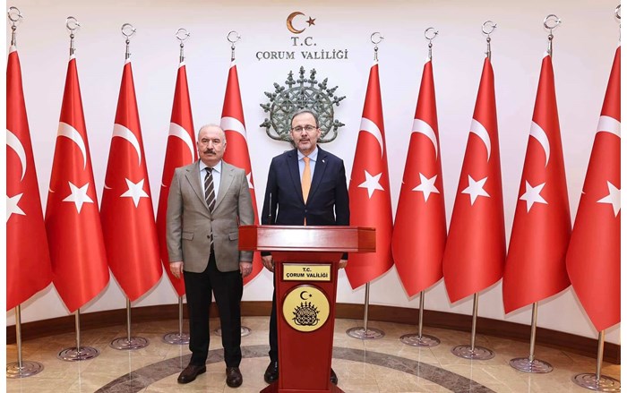 Bakan Muharrem Kasapoğlu, Vali Ali Çalgan ile görüştü