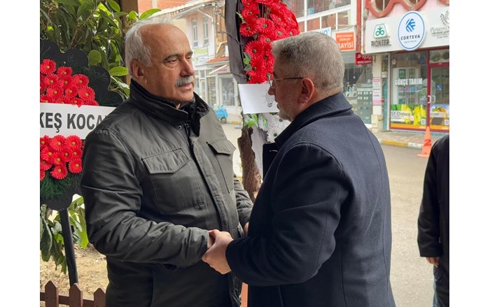 Başkan Halil İbrahim Aşgın, İsmail Çizikci'ye taziye dileklerini iletti