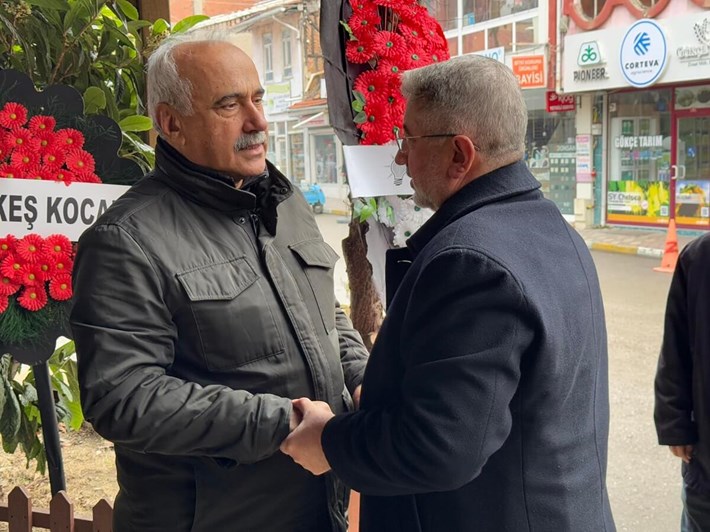 Başkan Halil İbrahim Aşgın, İsmail Çizikci'ye taziye dileklerini iletti