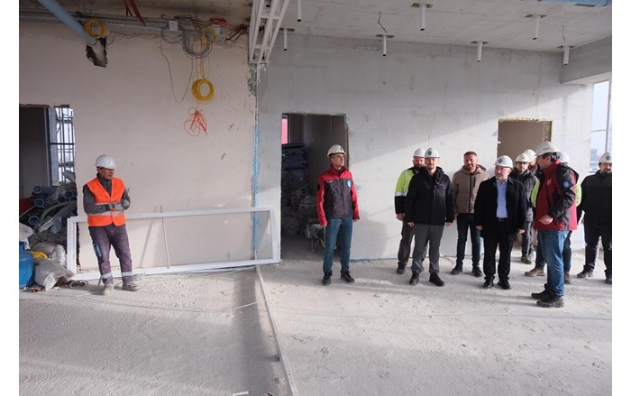 Belediye Başkanı Aşgın, çalışmalar hakkında bilgi aldı