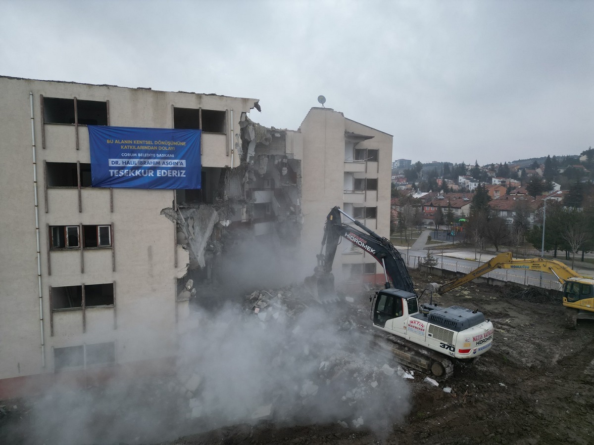 Binevler'de kentsel dönüşüm çalışmaları başladı (5)