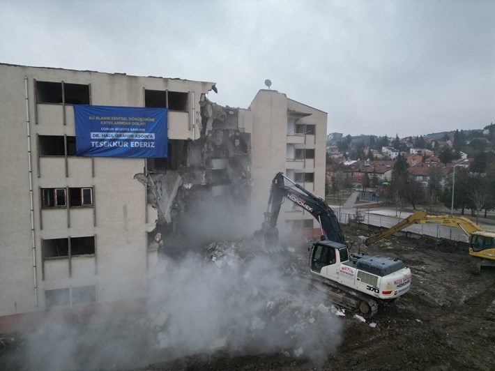 Binevler'de kentsel dönüşüm çalışmaları başladı (5)