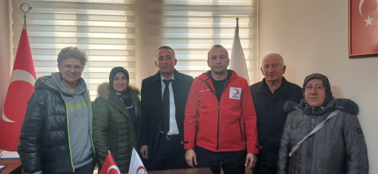 Birleşik Emekliler Sendikası Çorum Şubesi'nin Kızılay ziyareti