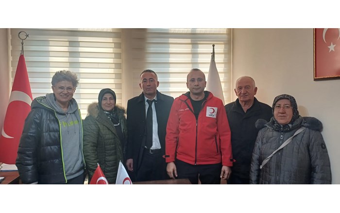 Birleşik Emekliler Sendikası Çorum Şubesi'nin Kızılay ziyareti