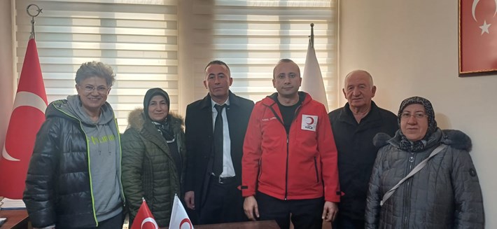 Birleşik Emekliler Sendikası Çorum Şubesi'nin Kızılay ziyareti