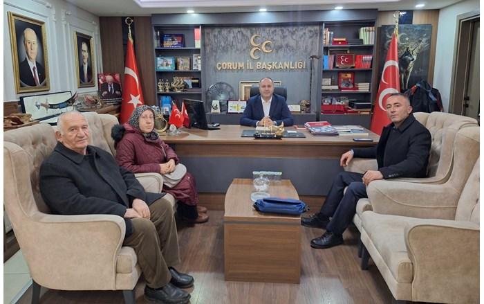 Birleşik Emekliler Sendikası, MHP Çorum İl Başkanı Mehmet İhsan Çıplak ile birlikte