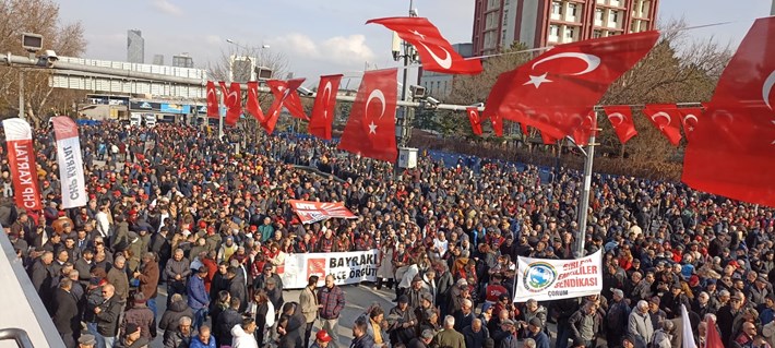 Birleşik Emekliler Sendikası, Tandoğan mitinginde