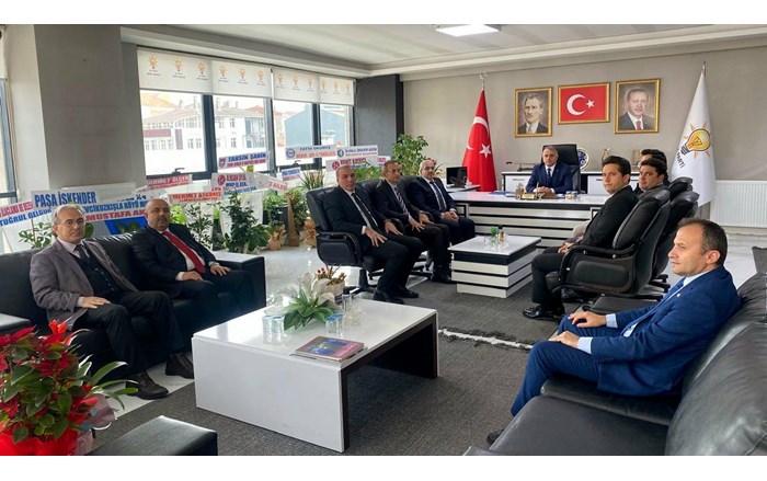 Cemil Çağlar AKP İl Başkanlığı Ziyareti 3