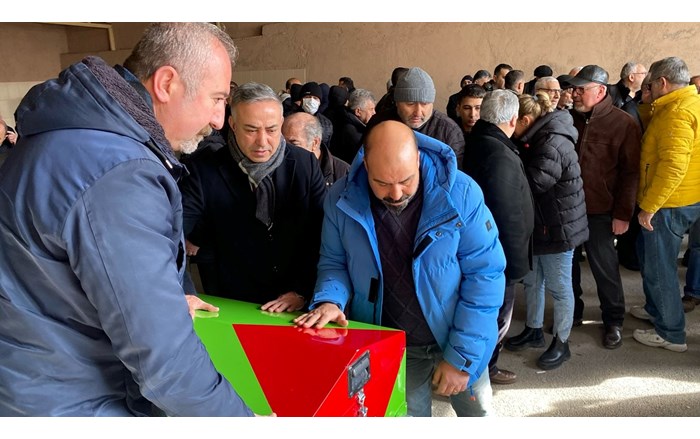 Cenaze töreninde hüzün, acı ve yas vardı (1)