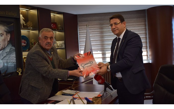 ÇESOB Başkanı Recep Gür, esnafın sorunlarını İdris Şahin'e anlattı (2)