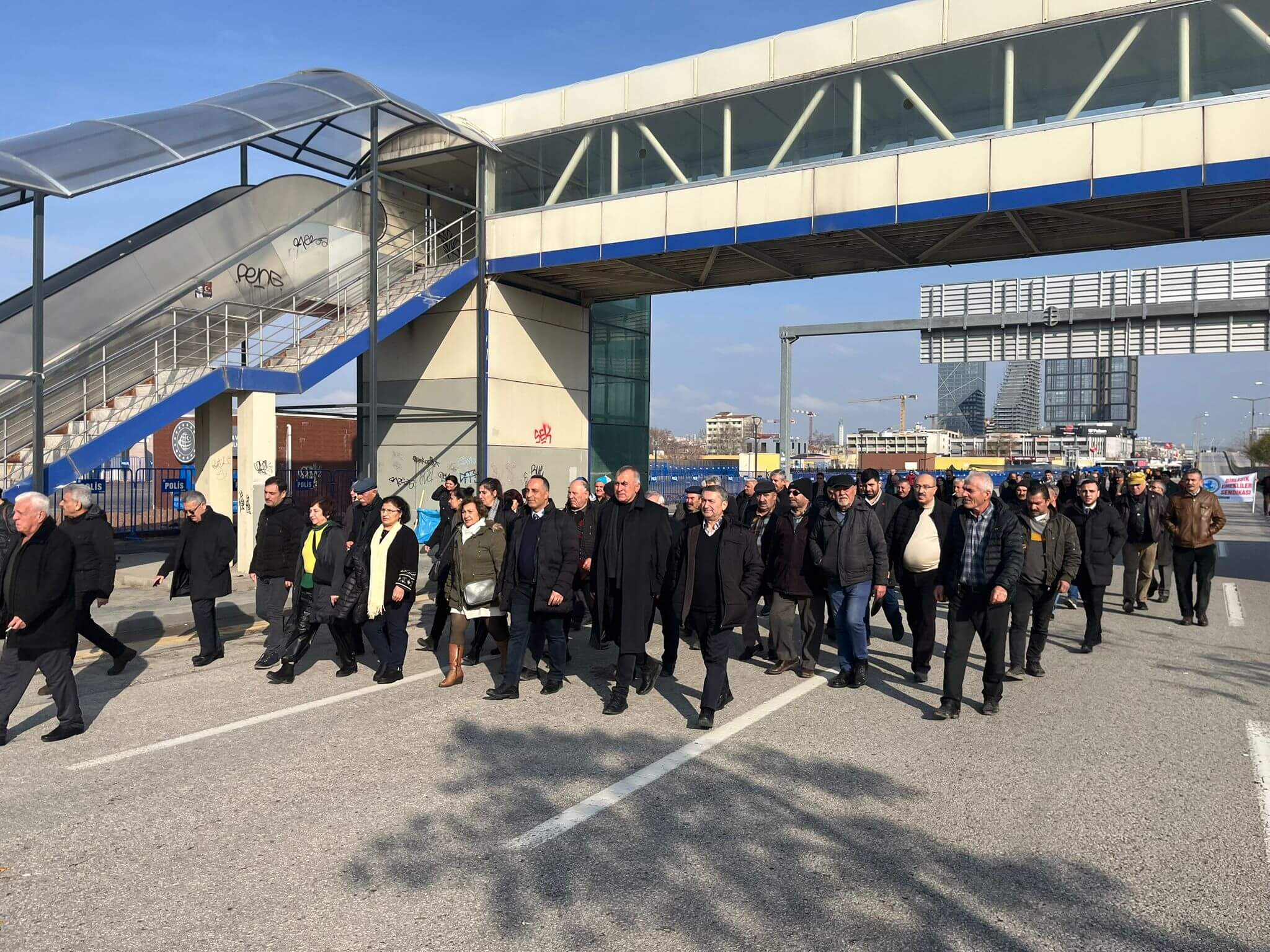 CHP Çorum ekibi, Tandoğan mitinginde