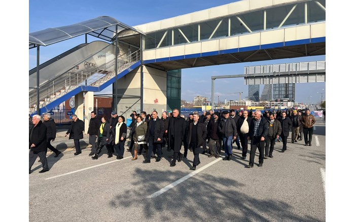 CHP Çorum ekibi, Tandoğan mitinginde