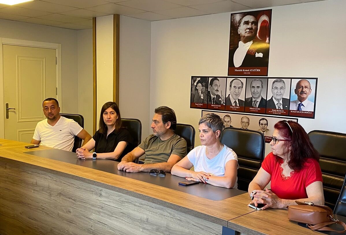 CHP Çorum İl Başkanlığında gündreme ilişkin basın toplantısı düzenlendi (1)