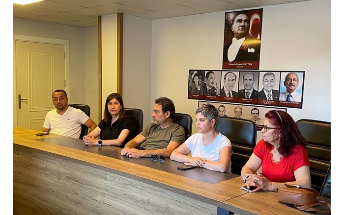 CHP Çorum İl Başkanlığında gündreme ilişkin basın toplantısı düzenlendi (1)