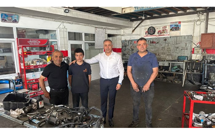 CHP Çorum Milletvekili Mehmet Tahtasız, sanayi esnafının sorunlarını dinledi (1)