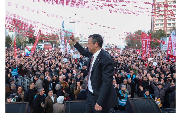 CHP Genel Başkanı Özgür Özel, Tandoğan'da halka seslendi