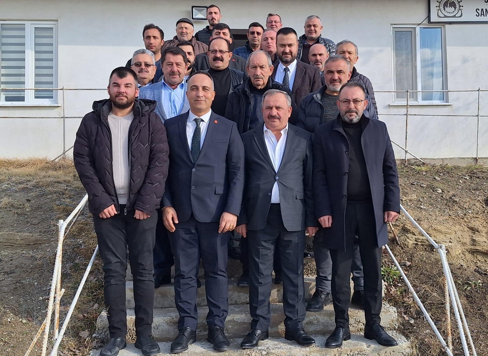 CHP heyeti, Zanaatkarlar Küçük Sanayi Sitesi Yapı Kooperatifi’ni ziyaret etti (4)