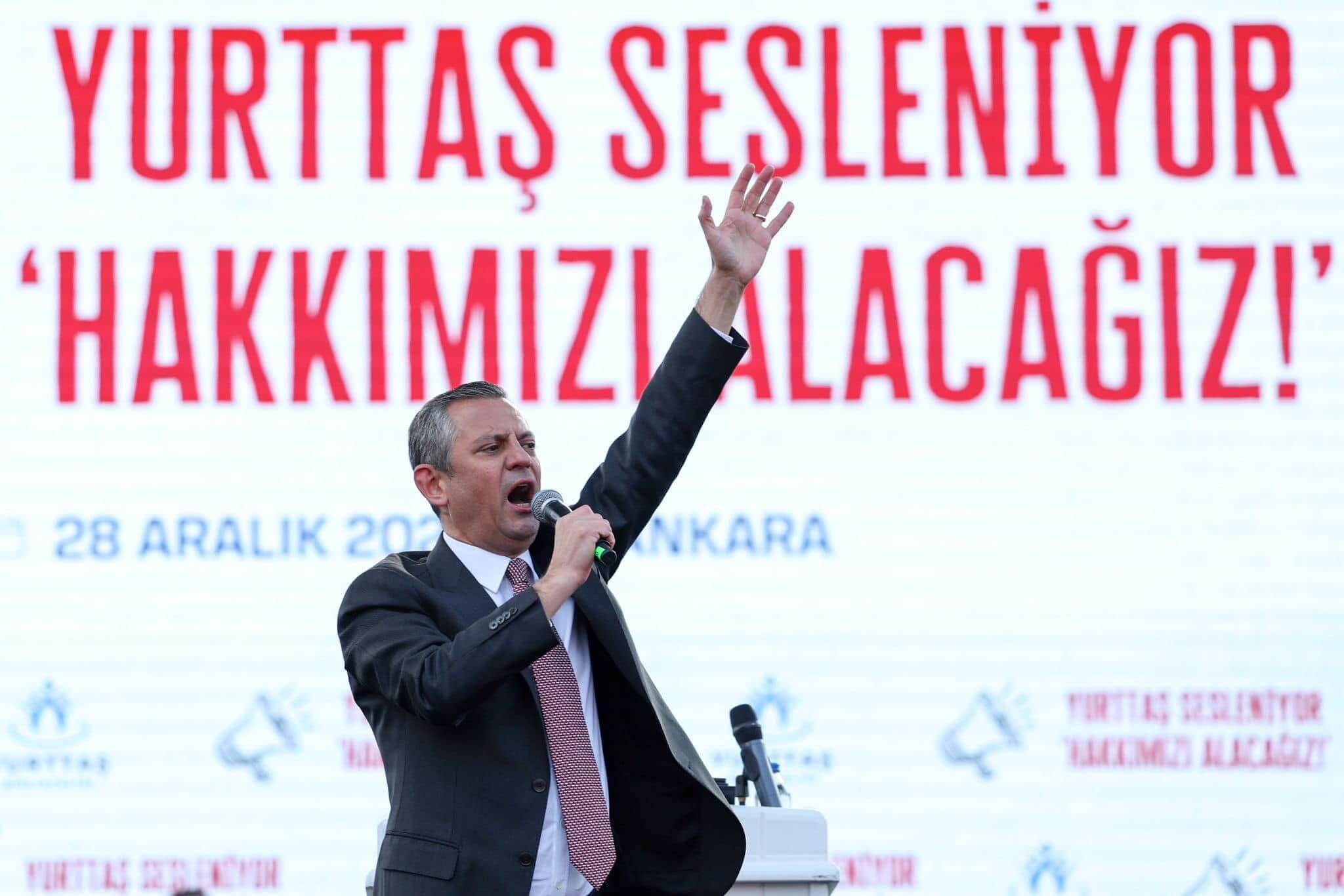 CHP Lideri Özgür Özel, Yurttaş Sesleniyor, Haklarımızı Alacağız mitinginde konuştu