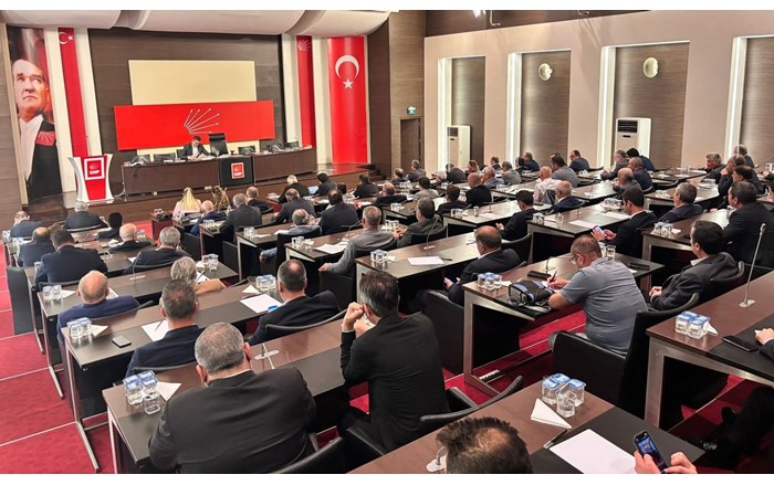CHP'nin 81 il başkanı Ankara'da genel merkez binasında özel bir gündemle toplandı (2)