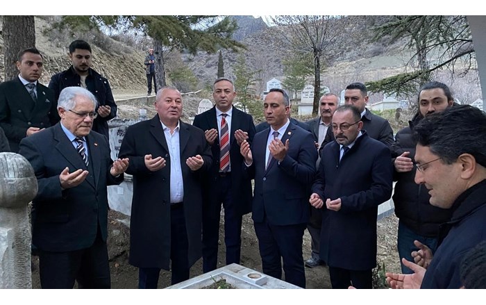 CHP'yi yöneticiler, Kuvayı Milliye Müftüsü İsmail Hakkı Efendi'yi dualarla andı (1)