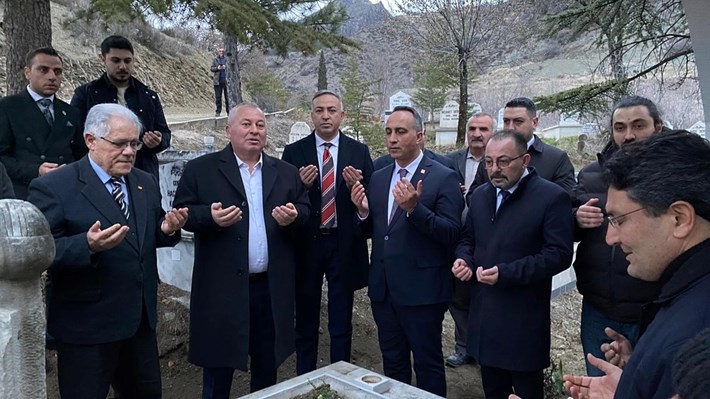 CHP'yi yöneticiler, Kuvayı Milliye Müftüsü İsmail Hakkı Efendi'yi dualarla andı (1)