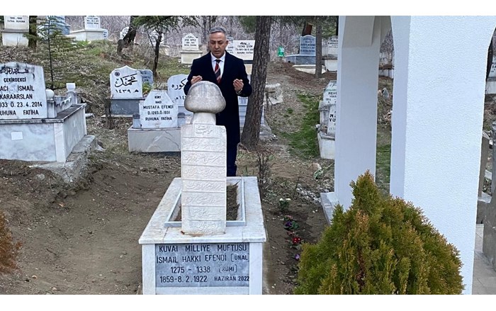 CHP'yi yöneticiler, Kuvayı Milliye Müftüsü İsmail Hakkı Efendi'yi dualarla andı (2)