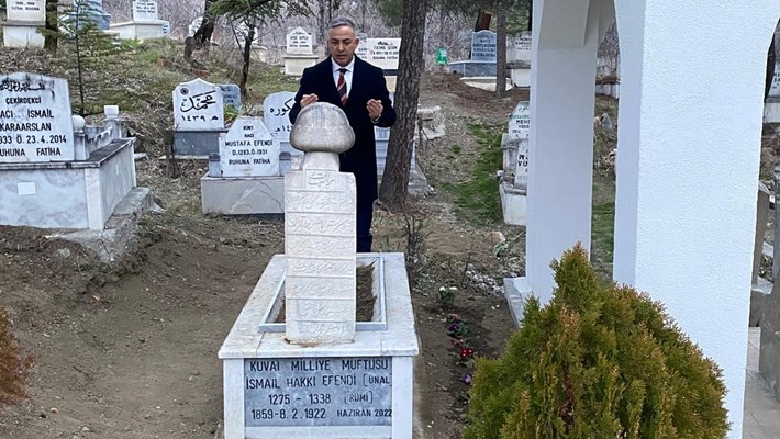 CHP'yi yöneticiler, Kuvayı Milliye Müftüsü İsmail Hakkı Efendi'yi dualarla andı (2)