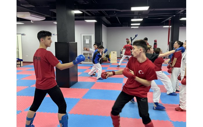 Çorum Belediyesi Gençlik Spor Kulübü karatecileri çalışmaları hızlandırdı
