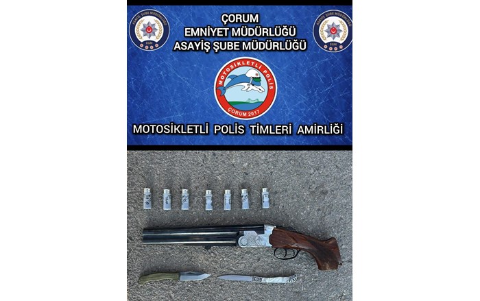 Çorum Emniyet Müdürlüğü ekiplerinin ele geçirdiği suç aletleri (2)