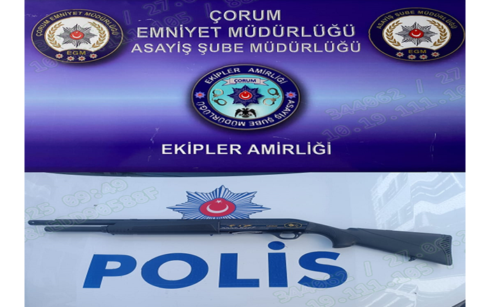 Çorum Emniyet Müdürlüğü tarafından yapılan kontrollerde ele geçirilen suç aletleri (1)