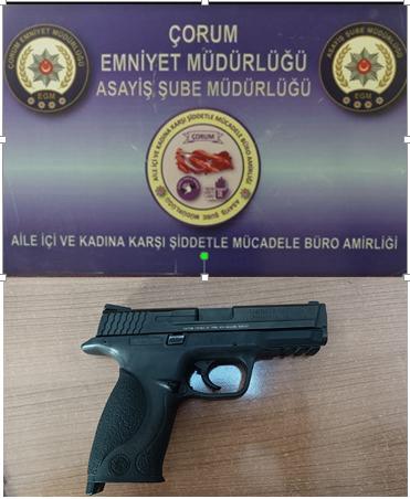 Çorum Emniyet Müdürlüğü'nün çalışmaları sonucu ele geçirilen silahlar (4)
