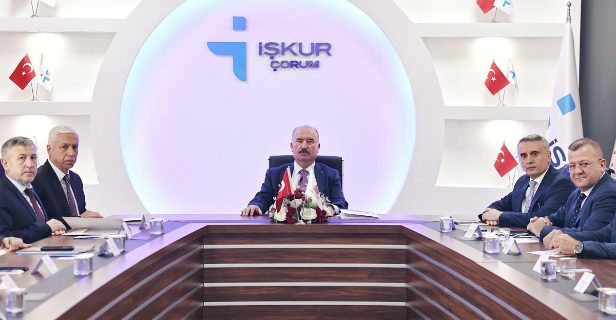 Çorum İl İstihdam ve Mesleki Eğitim Kurulu toplandı