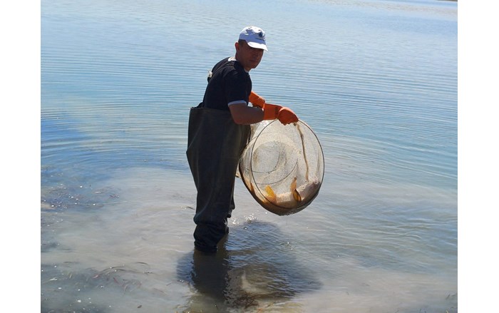 Çorum İl Tarım ve Orman Müdürlüğümüz teknik personeli tarafından Alaca Koçhisar Barajı'nda denetim yapıldı