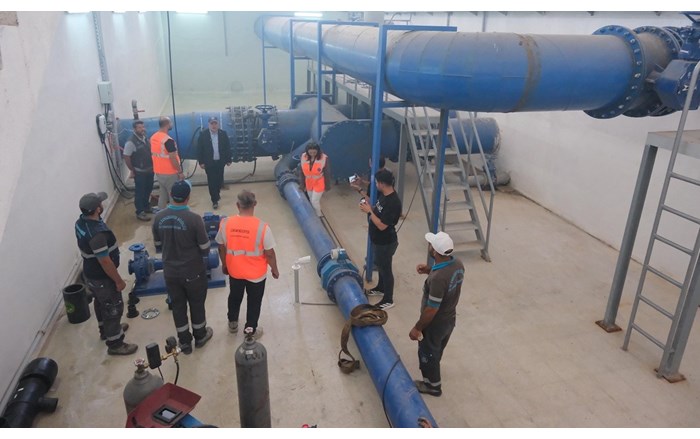 Çorum L Tipi Cezaevi için yeni su hattı işlemine başlandı (1)