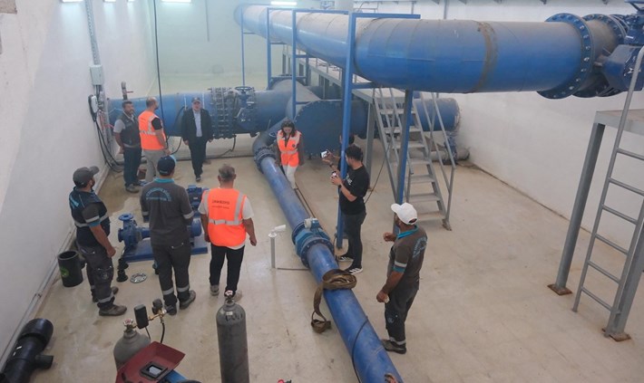 Çorum L Tipi Cezaevi için yeni su hattı işlemine başlandı (1)