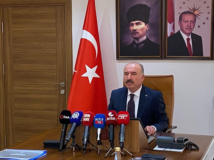 Çorum Valisi Ali Çalgan, 2024 yılının asayiş olaylarını değerlendirdi (1)