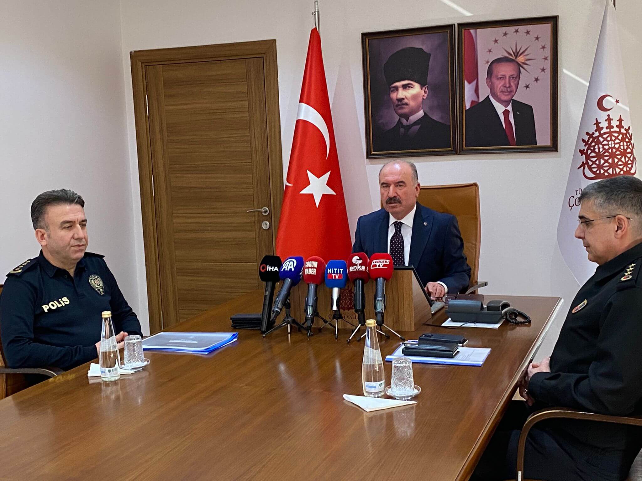 Çorum Valisi Ali Çalgan, 2024 yılının asayiş olaylarını değerlendirdi (2)