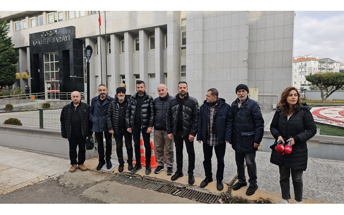 Çorum'da basın mensupları, korumalar hakkında suç duyurusunda bulundu (4)