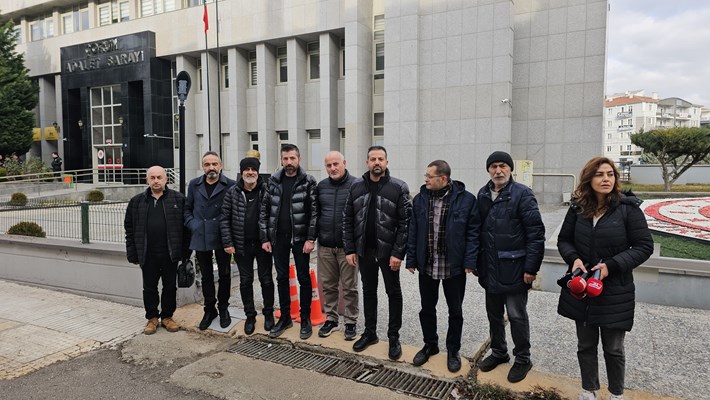 Çorum'da basın mensupları, korumalar hakkında suç duyurusunda bulundu (4)